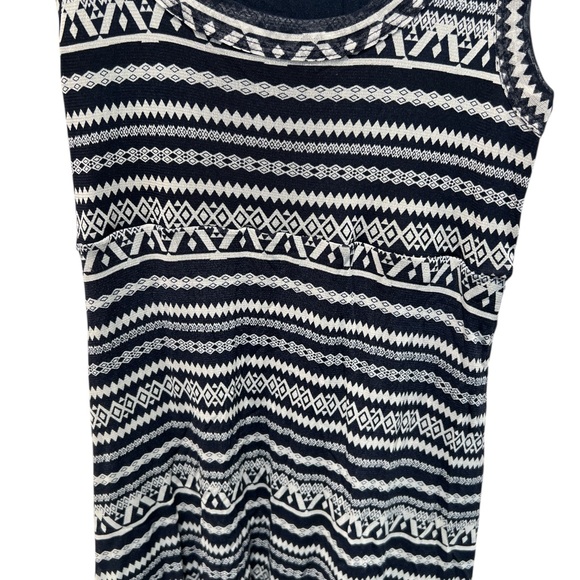 Karen Kane Black & White Tribal Print High-Low Dress | Size Medium - Picture 7 of 7